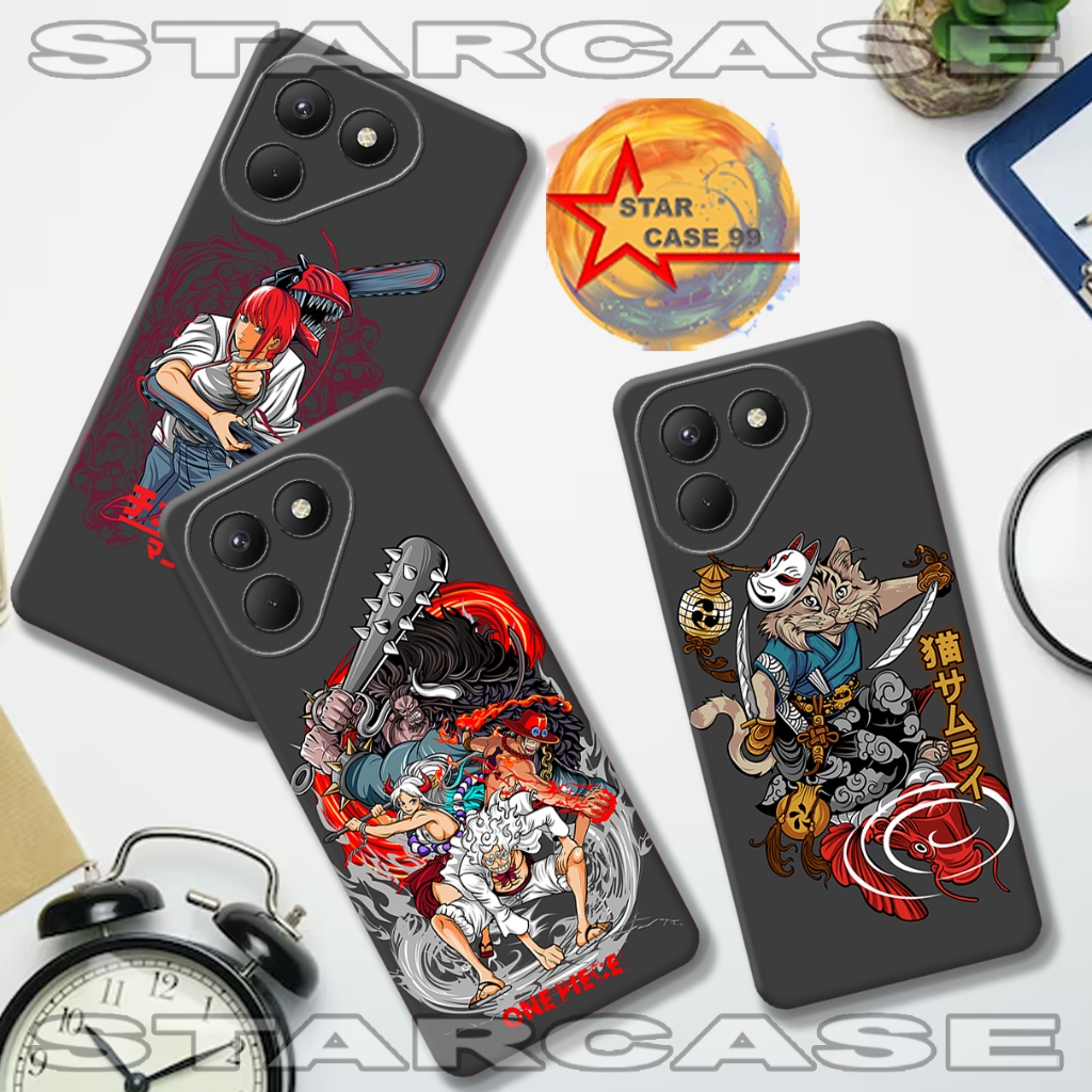 Softcase karet tecno pova 7 4g/S32/Motif anime/casing tecno pova 7 4g/case hp tecno pova 7 4g