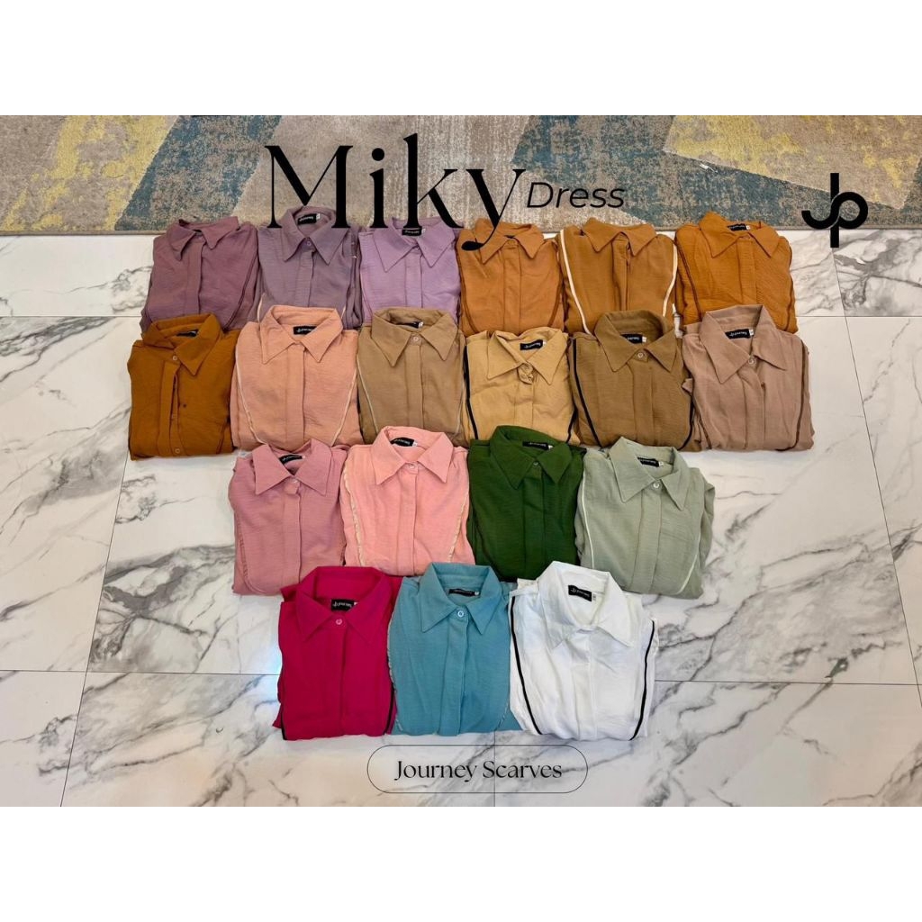 Gamis by Journey ✔️ Miky Dress by Journey, gamis polos, gamis kondangan, gamis journey