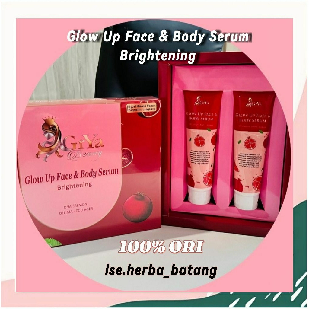Grya Beauty DNA Salmon Glow Up Face & Body Serum Krim Grya Beauty tube 1pcs (100gr)