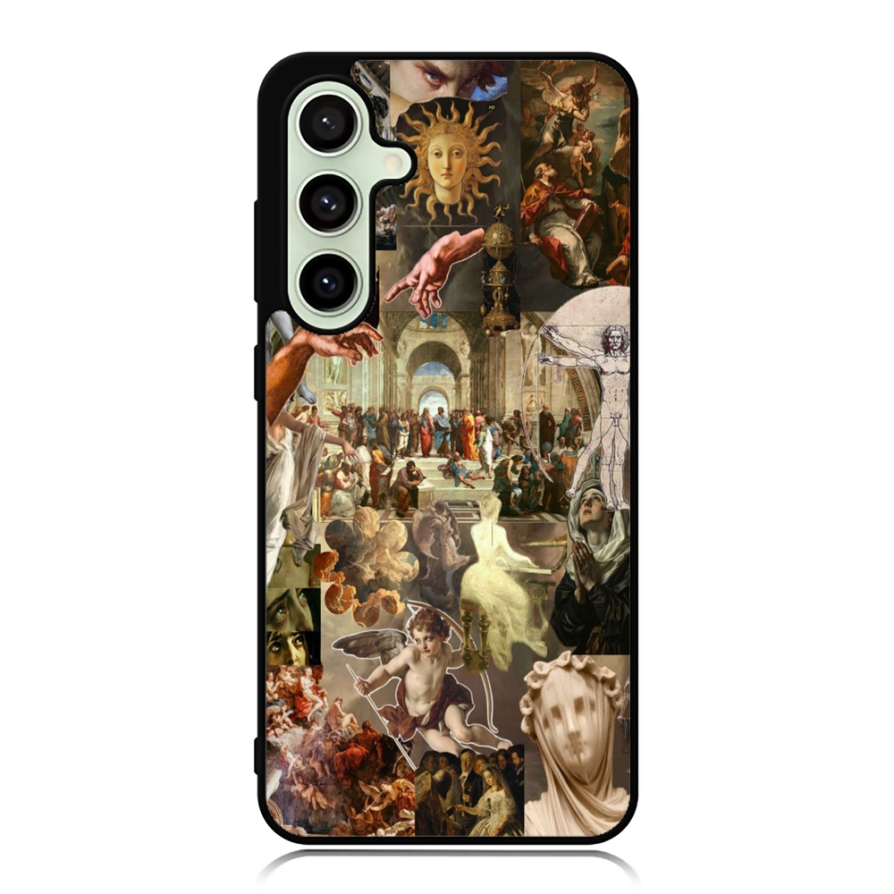 Case A5x Series A56 A36 A50 A50 A51 A52 A53 A54 A55 Rubber Custom Da Vinci Art
