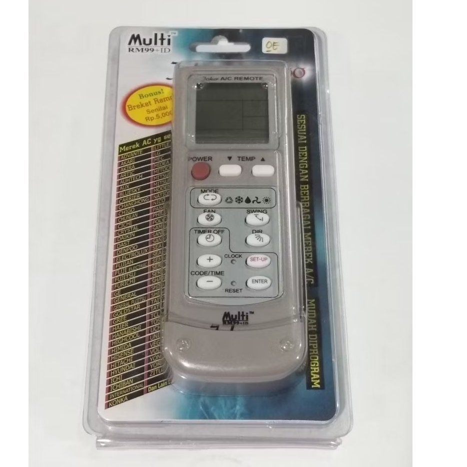 Remote AC JOKER Multi RM99+ID