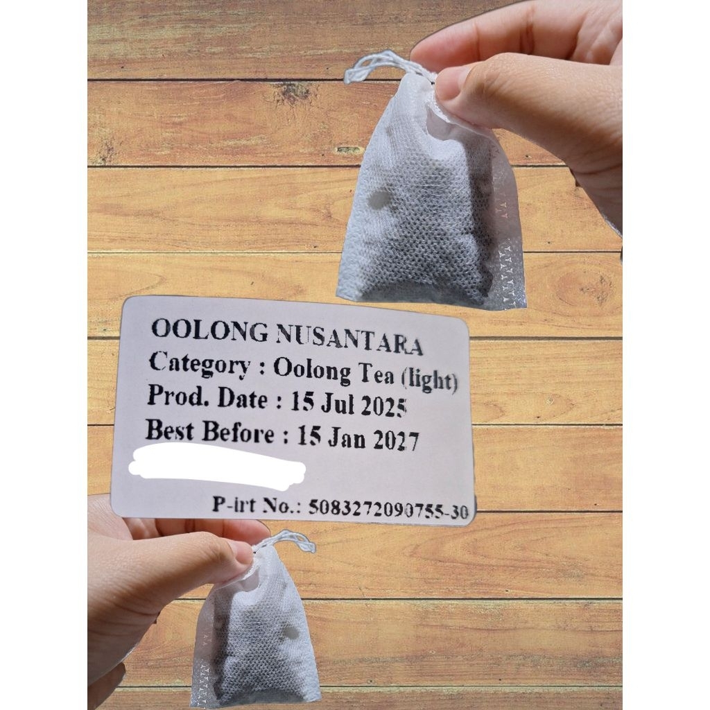 

Teh Oolong Nusantara celup teabag