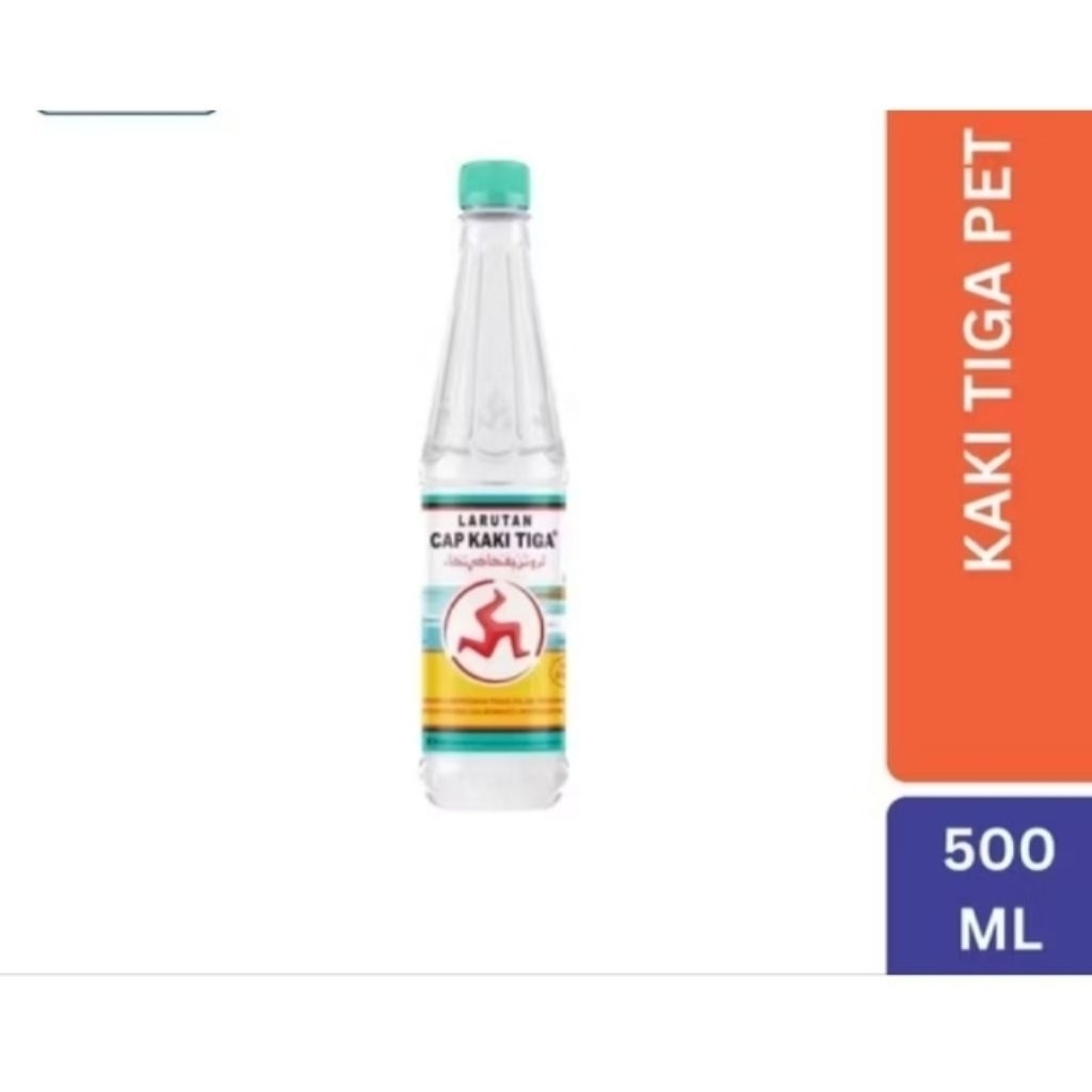 

Larutan Cap Kaki Tiga Botol @500ml x 2 botol
