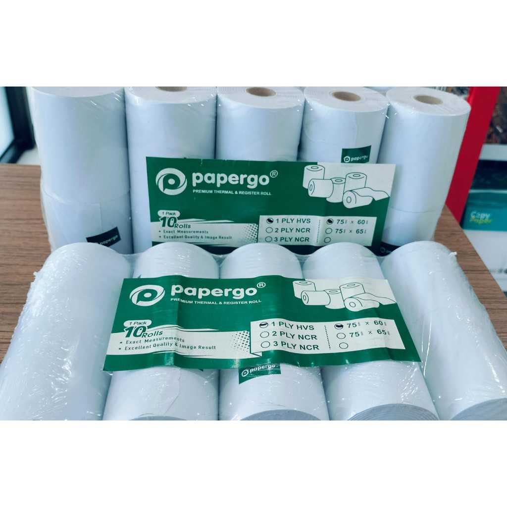 

Kertas Kasir Thermal 1 PL 75 x 60 mm