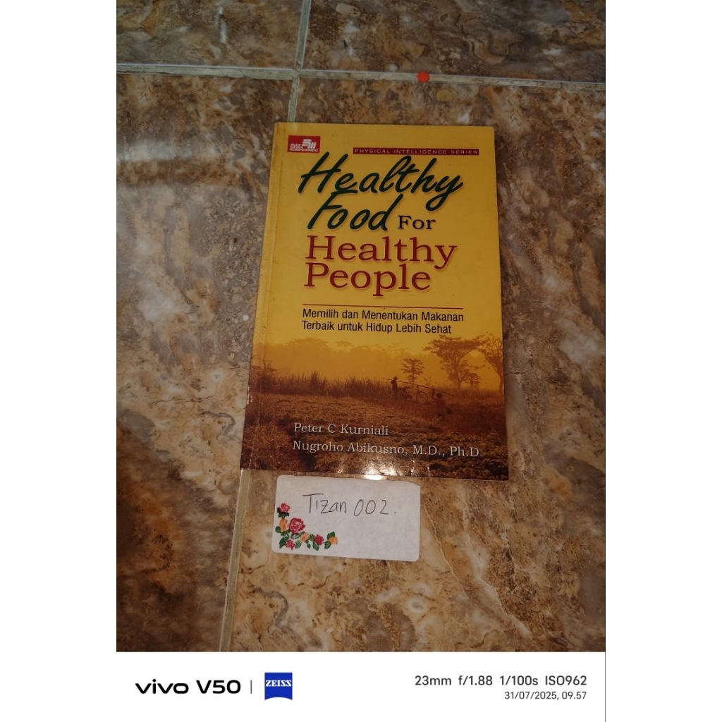 Buku Healthy food for healthy people