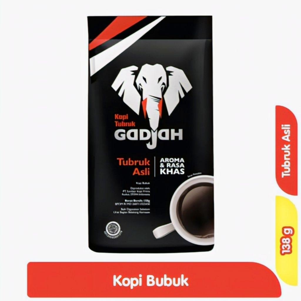 

Kopi Gadjah Tubruk - Tubruk Asli Aroma dan Rasa Khas Pouch 138 gram
