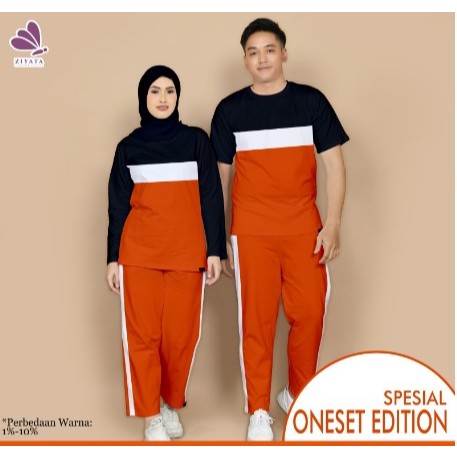 SETELAN OLAHRGA ONESET BAJU COUPLE OLAHRGA  ZIYATA
