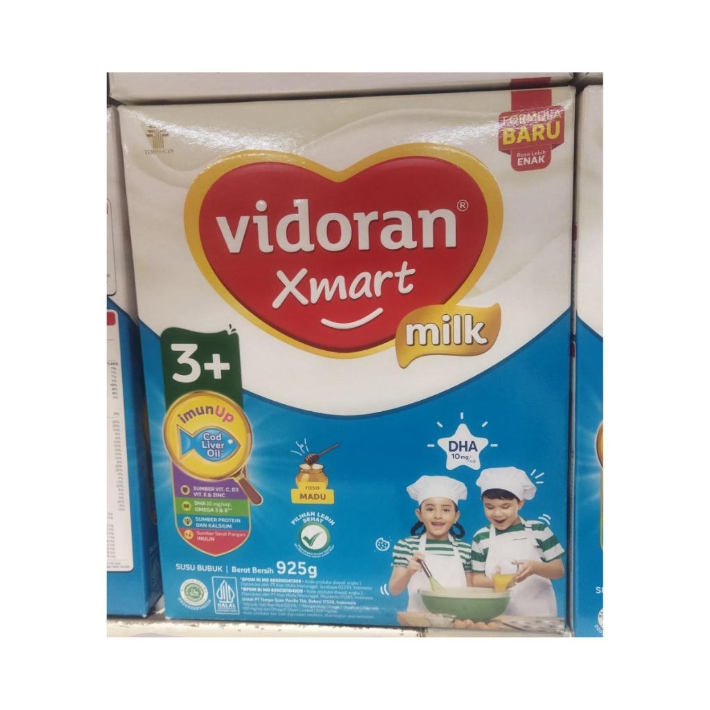

VIDORAN XMART 3+ SUSU ANAK 3-5 TAHUN MADU 925GR