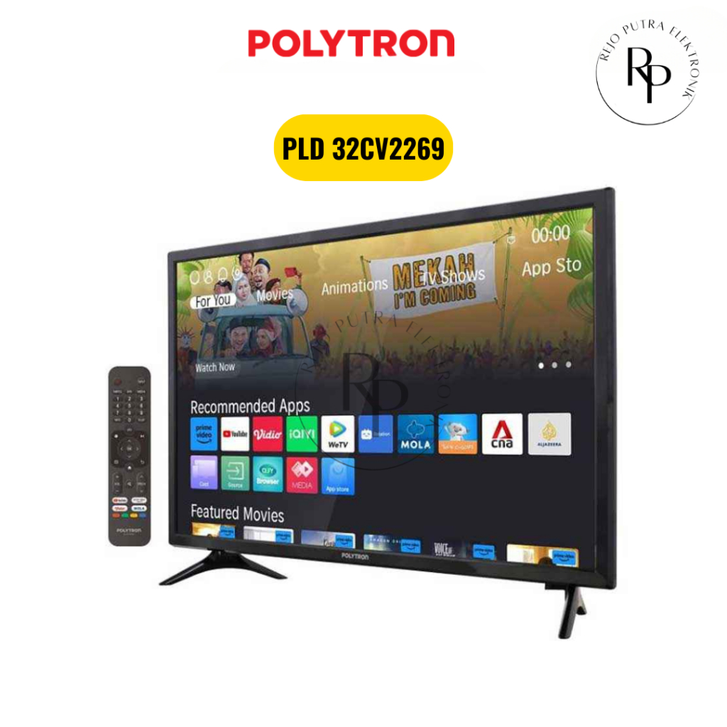 TV LED POLYTRON 32 INCH SMART TV PLD 32CV2269 COOLITA OS HD READY HDMI USB WIFI