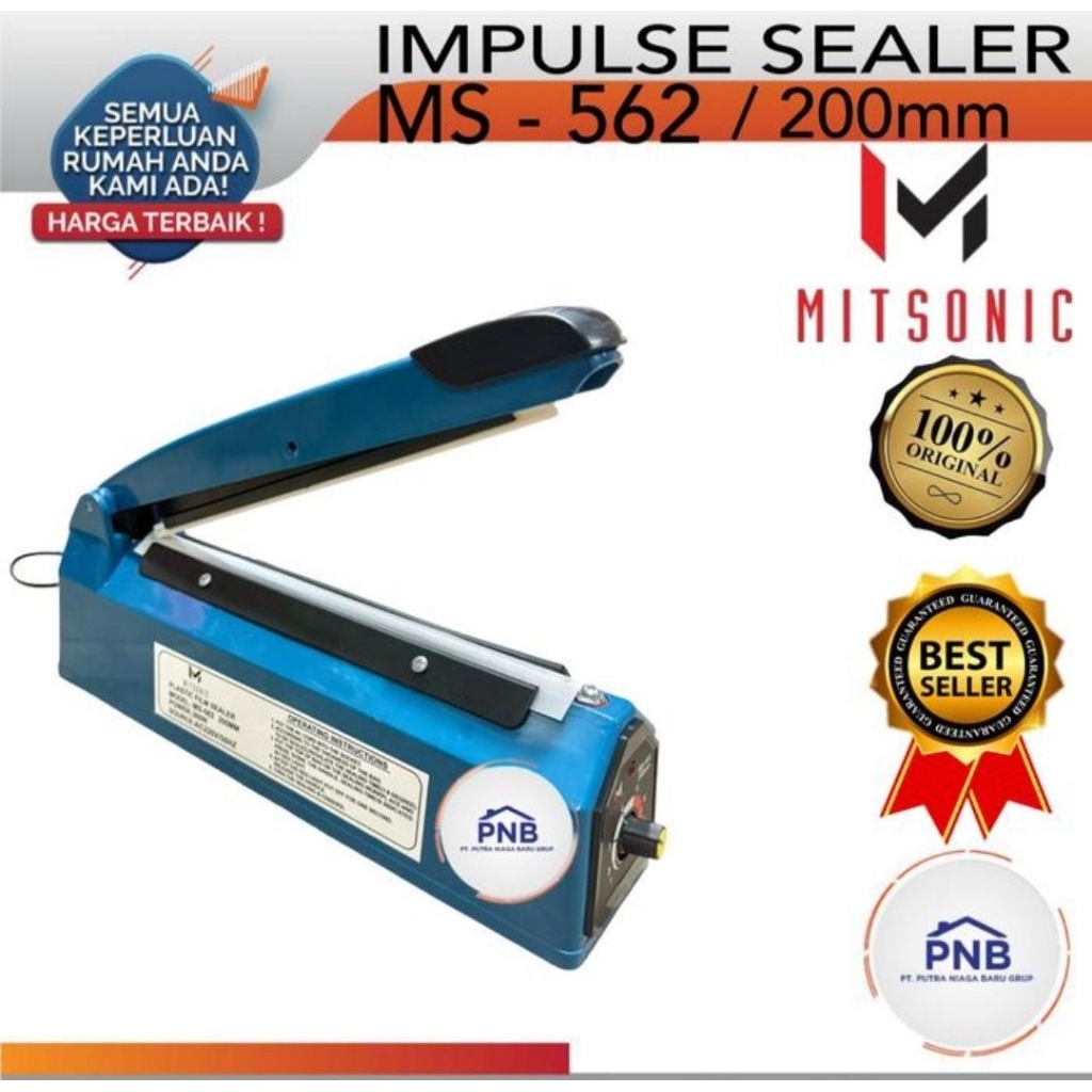 PRESS SEALER / PRESS PLASTIK 20CM / IMPULSE SEALER