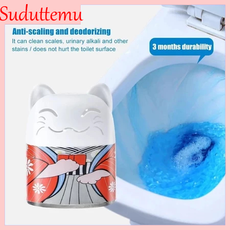 Toilet Cleaner Model Kucing Otomatis 200 Gram Pembersih Closet Penyegar Kloset Automatic Magic Flush