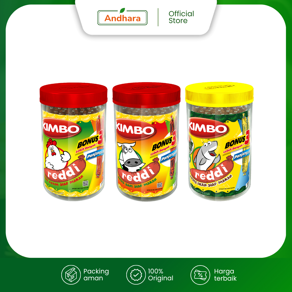 

Sosis Kimbo Reddi Isi 24 - Aneka Rasa - Sosis Siap Makan