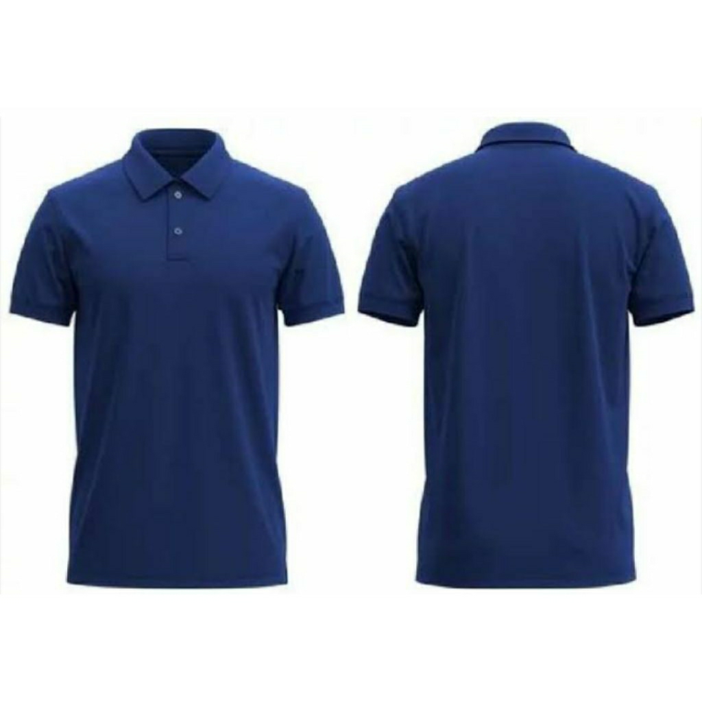 Dijual Kaos Polo Shirt Pria Bekas - Warna Biru Navy Ukuran S*