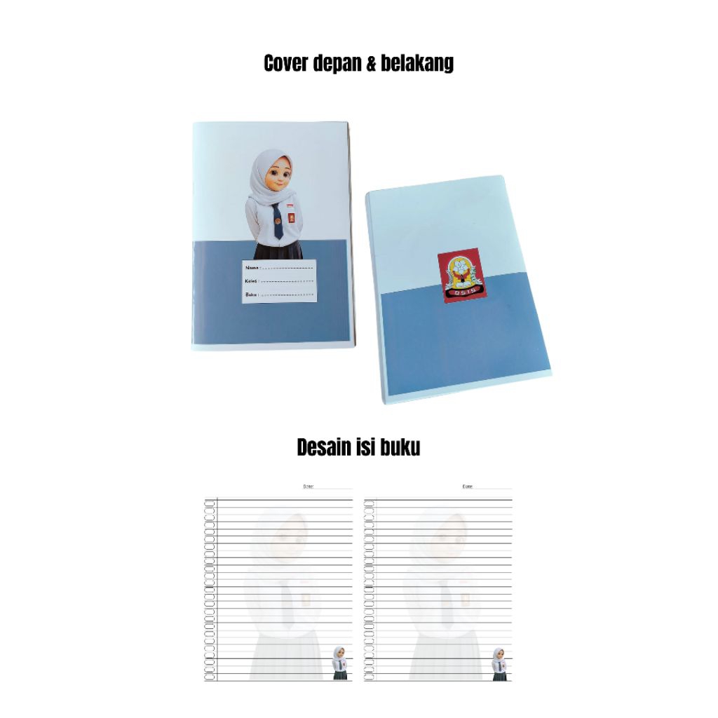 

Buku tulis costume SMA