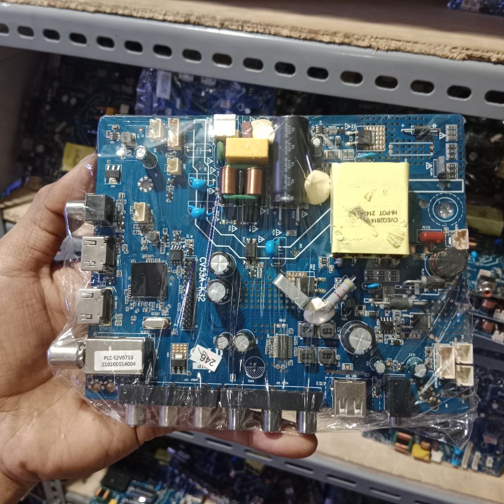 POLYTRON PLD32V0753 ORI TV LED POLYTRON DIGITAL TV/ MB / MAINBOARD / MOTHERBOARD / MENBOARD / MOBO /