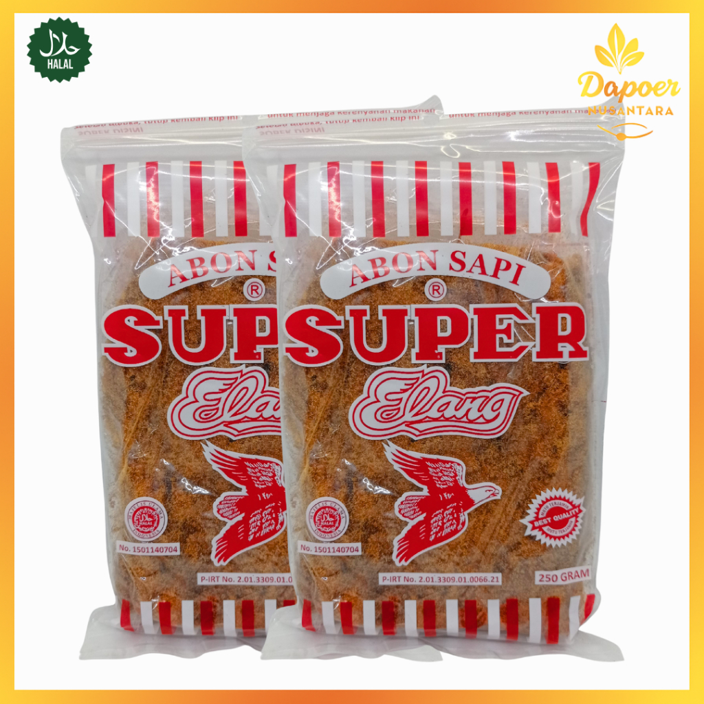 Abon Sapi Asli Super Cap ELANG 250g Asli Boyolali - Abon Sapi Super Cap Elang Spesial Semarang