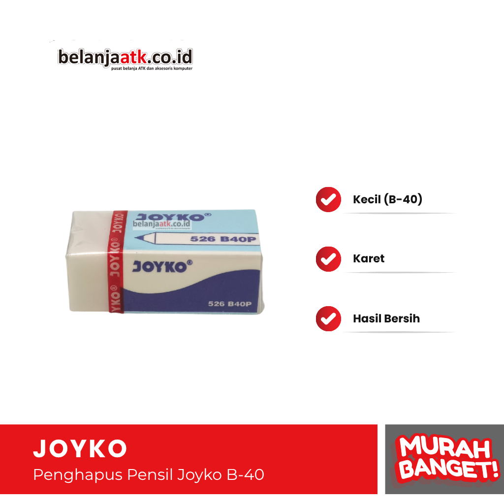 

Penghapus Pensil Joyko B-40