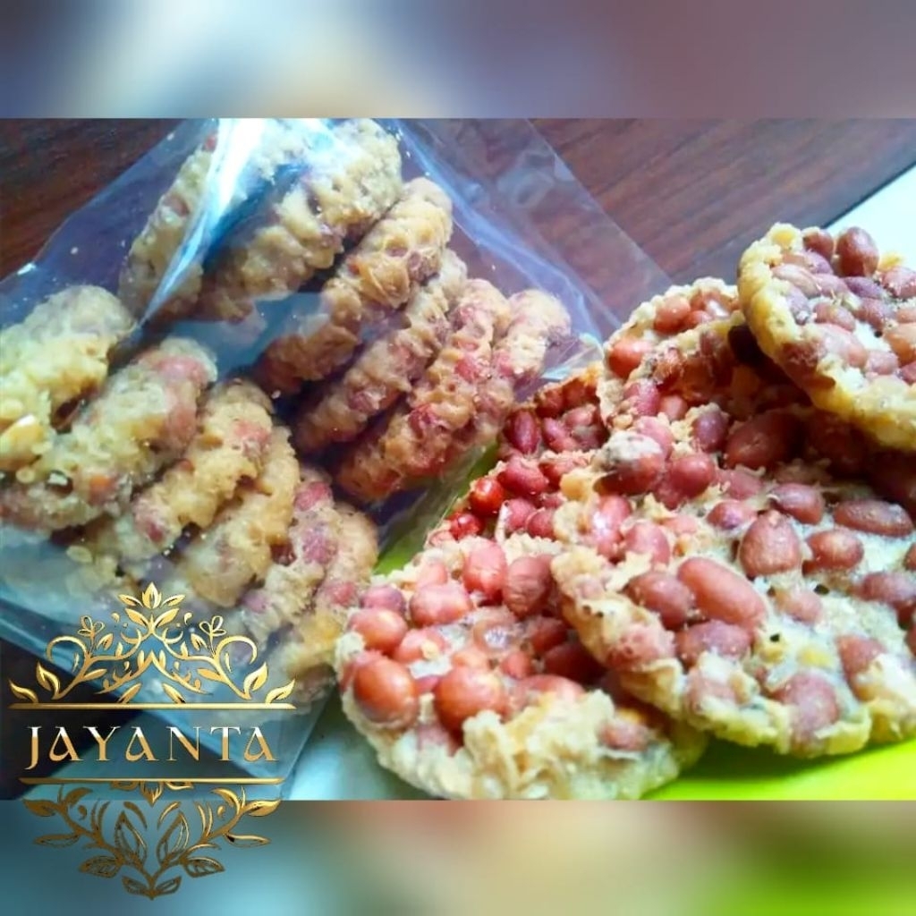 

Rempeyek kacang kriuk, gurih 200gr
