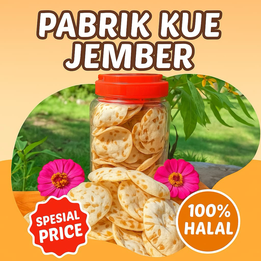 

Kripik Tempe Original Berat 300 gr/toples