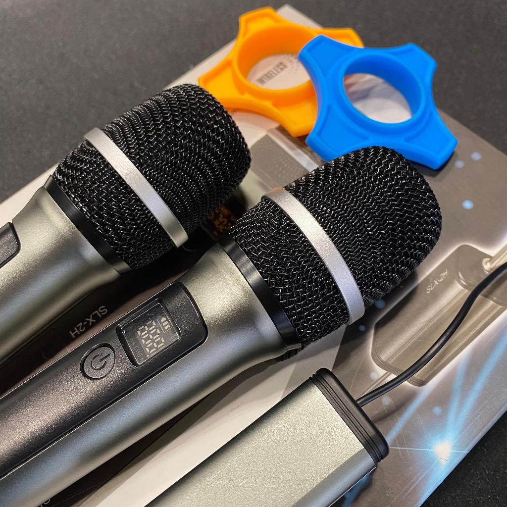 MIC WIRELESS 2 HANDLE UNIVERSAL SLX-2H UHF ORIGINAL / MIC WIRELESS 2 GAGANG / Microphone Wireless Mi