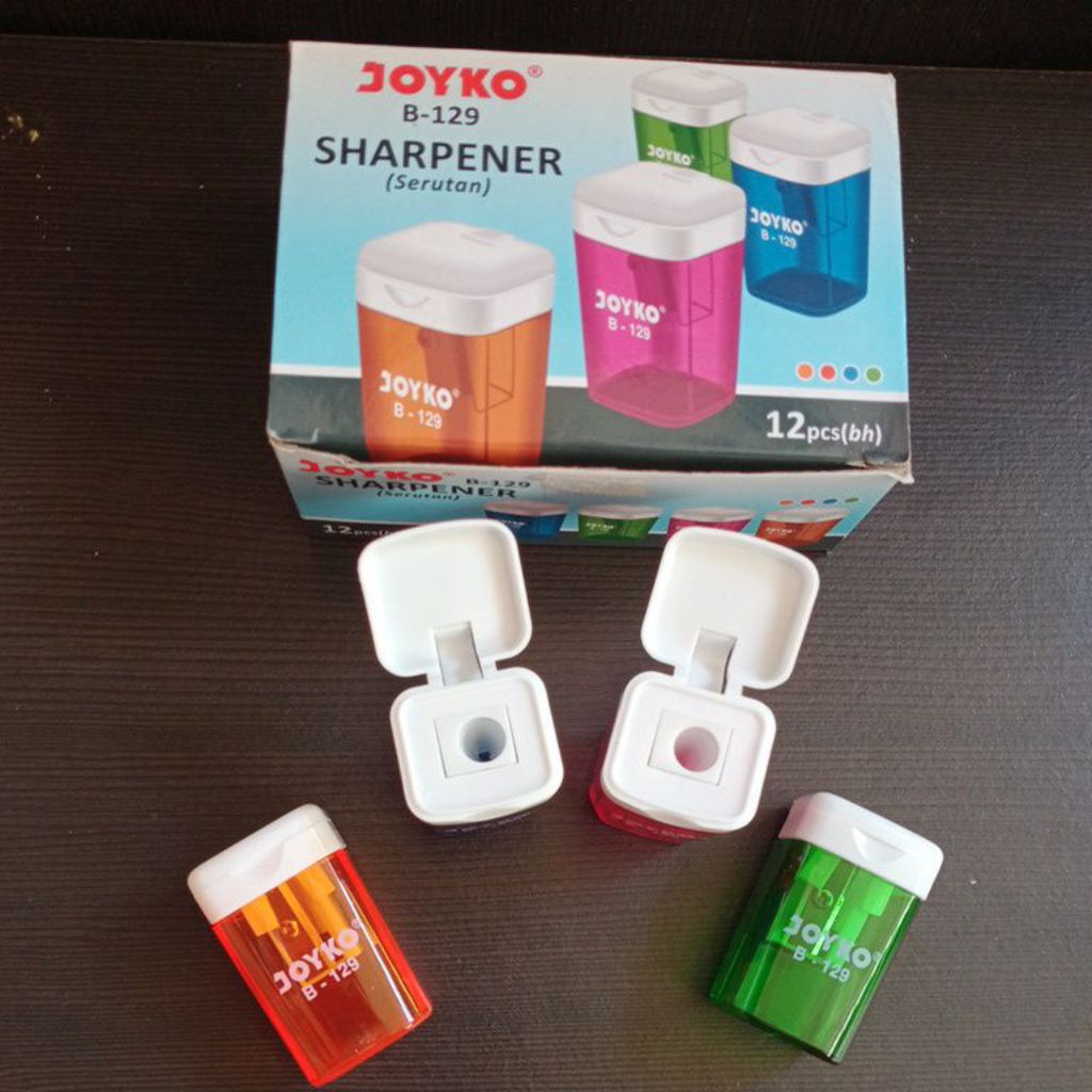 

ONGOTAN/SHARPENER/SERUTAN JOYKO B-129 WARNA (ECER 1 PCS)