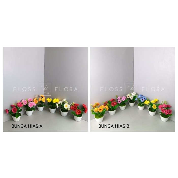 Tanaman Bunga Hias Artificial / Pot Bunga Hias Artificial / Pot Bunga Hias