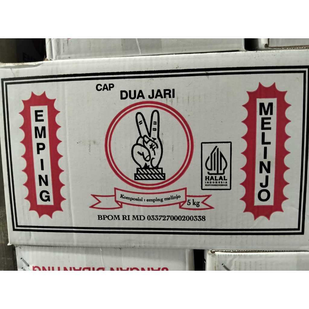 

EMPING CAP DUA JARI KEMASAN 5KG PER DUS TERMURAHH