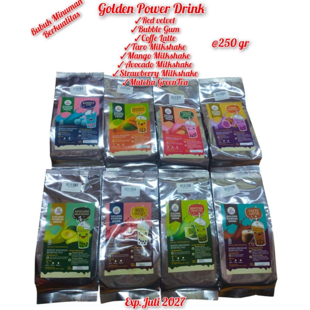 

GOLDEN POWDER DRINK (Bubuk Minuman Berkualitas) @250gr