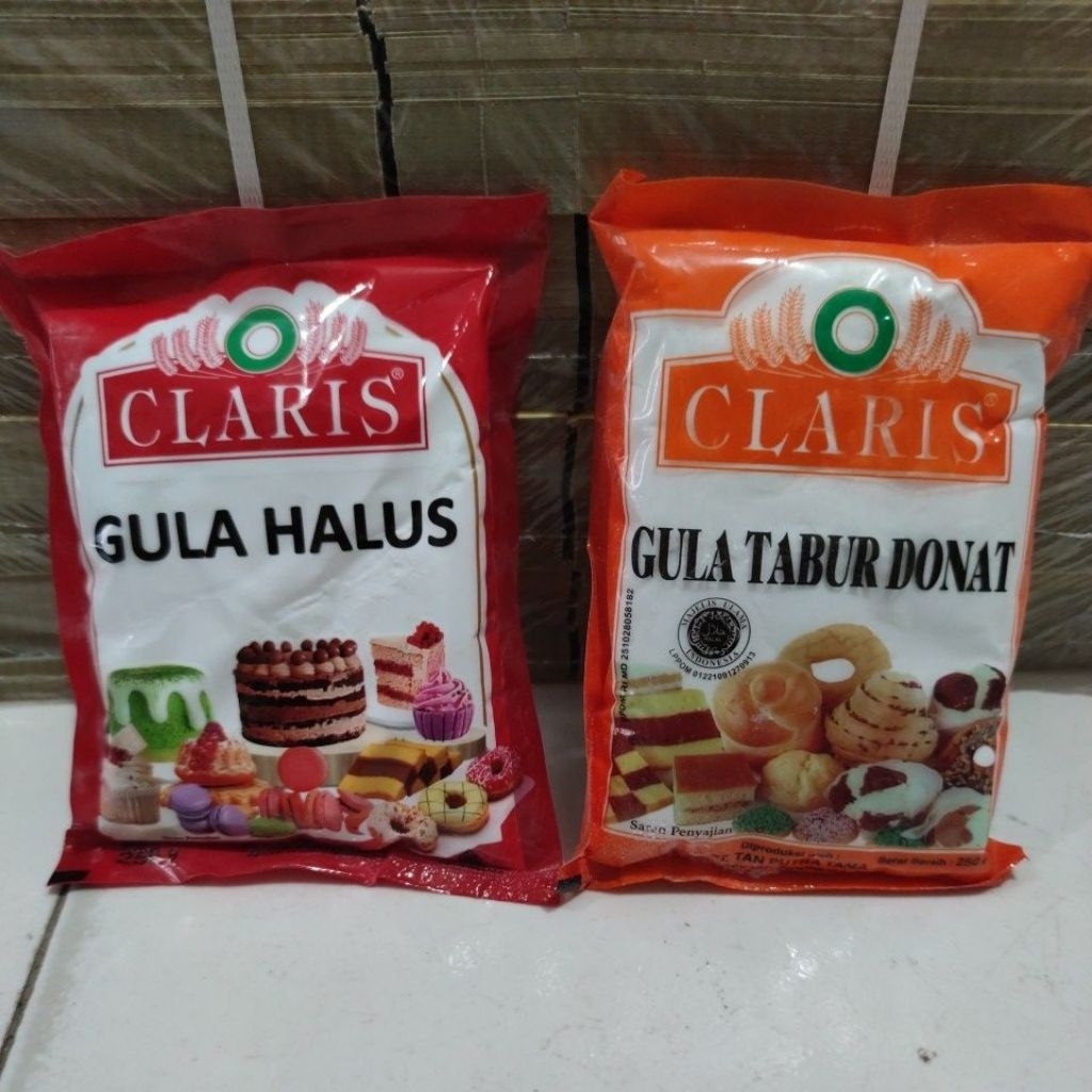 

Gula Tabur Donat Claris 250gr/Gula Halus Donat