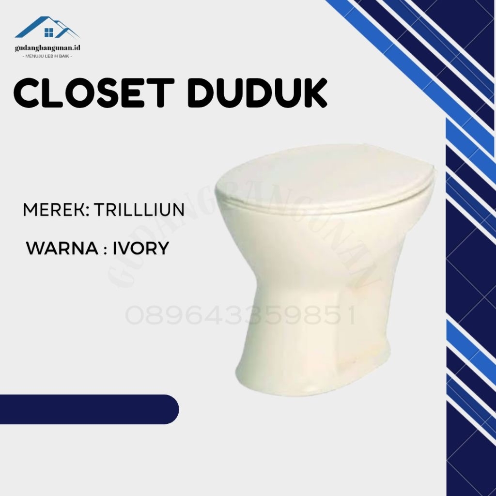CLOSET DUDUK TRILLIUNWARE EURIKA