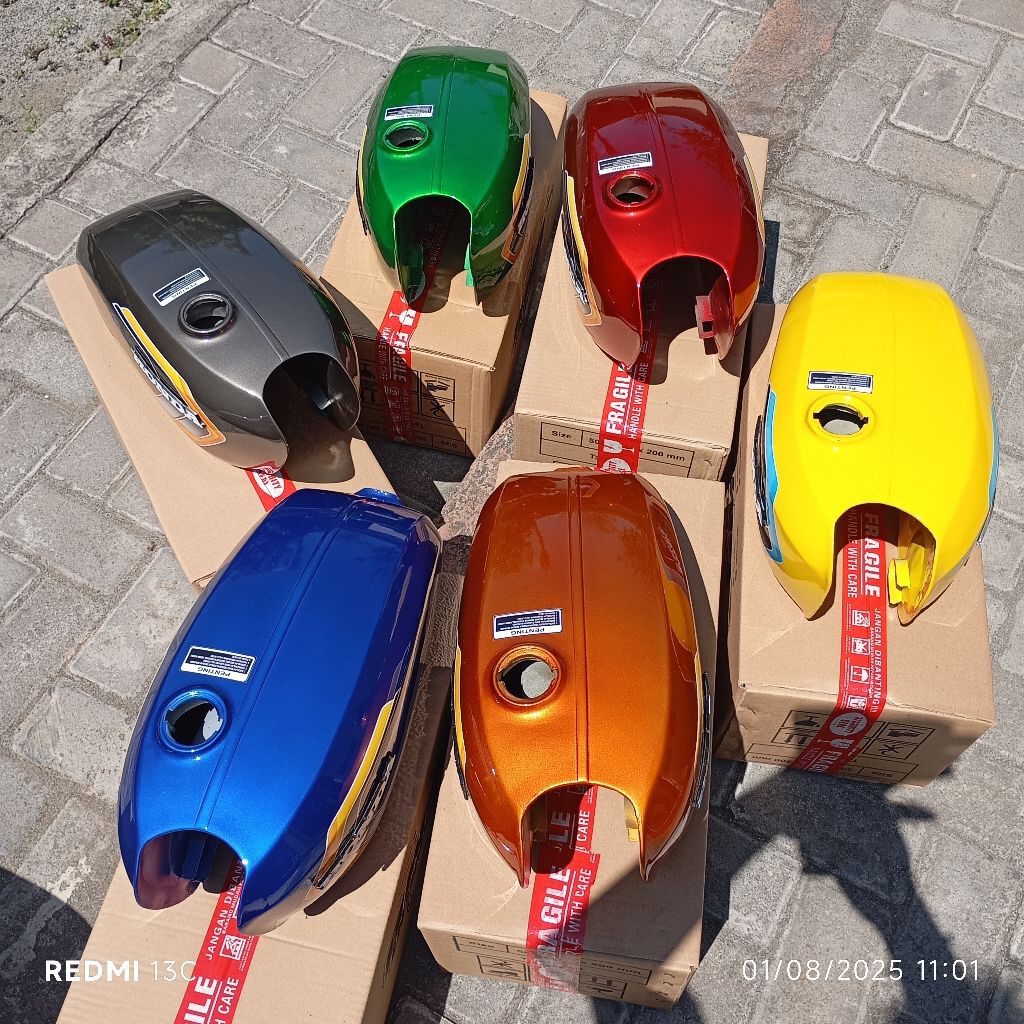 Tangki CB PRES Galvanis Tangki CB Cat Original Model Bahan Tebal Gas Tank Honda CB Tangki CB100 CB12