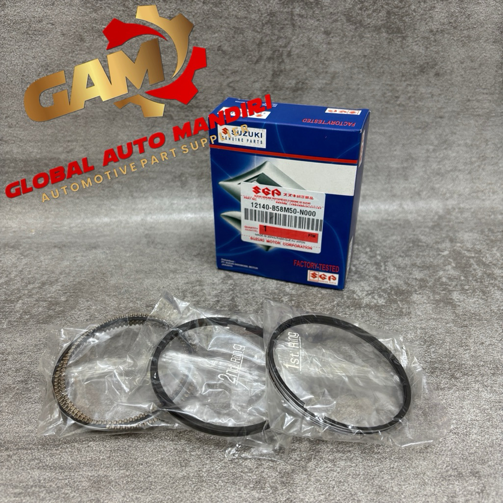 Ring Piston / Ring Seher Suzuki Ertiga 1.4cc K14B 12140-B58M50-N000 (1 set)