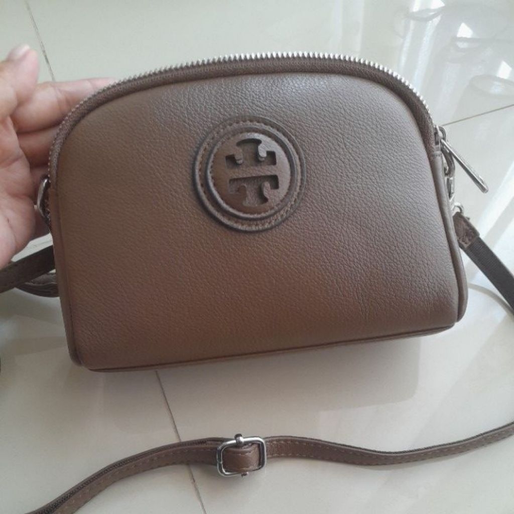 Sling Bag Kulit PU Premium Import ala Tory Tori bukan Preloved Tas Selempang Wanita Bekas