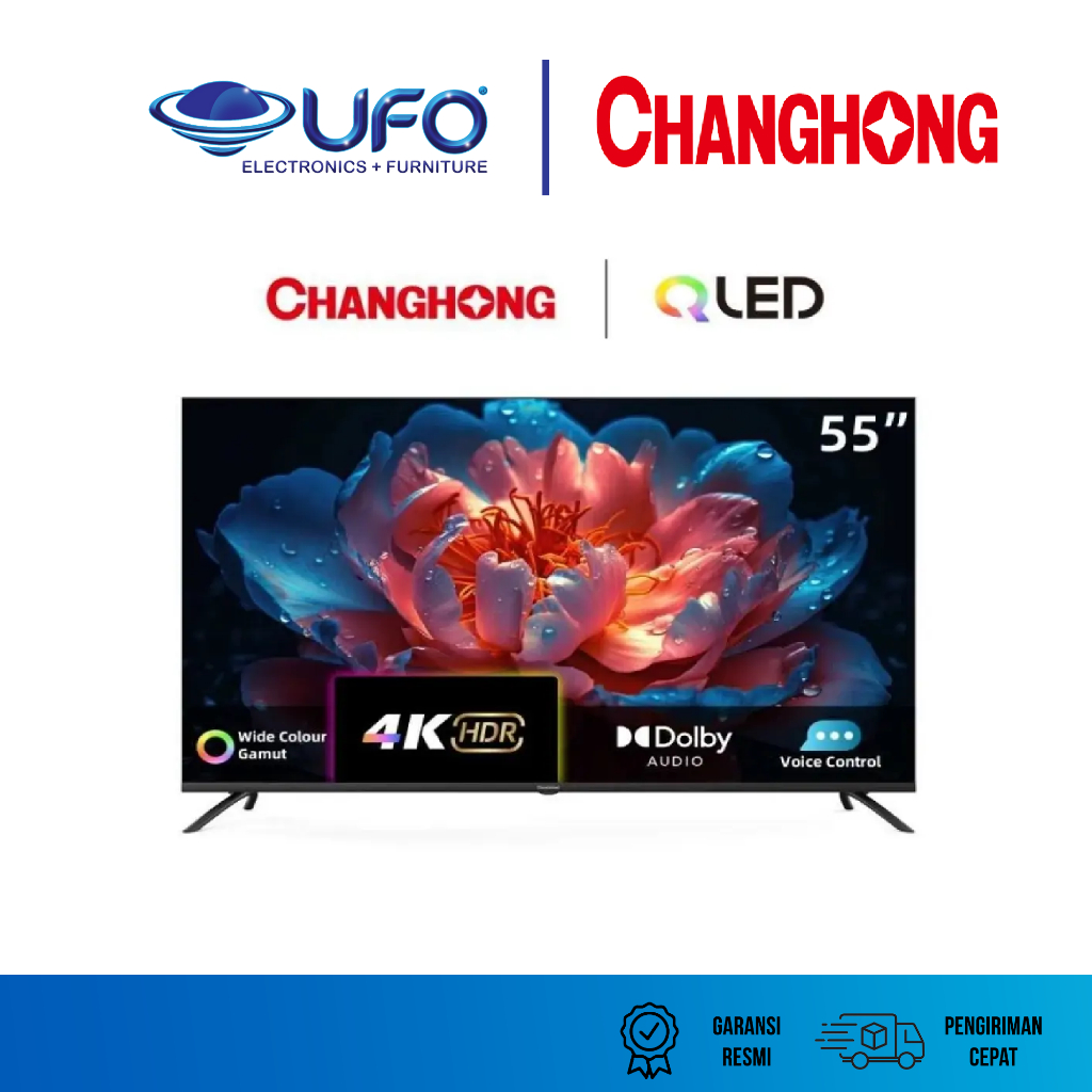 Changhong 55 Inch Smart Google QLED TV 4K UHD U55QCN