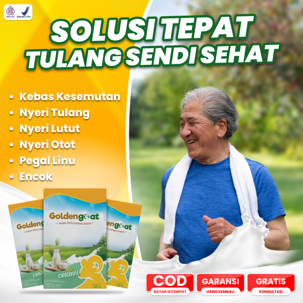 

5 Box GoldenGoat Susu Etawa Asli 200gr – Cocok untuk Anak, Dewasa, & Lansia