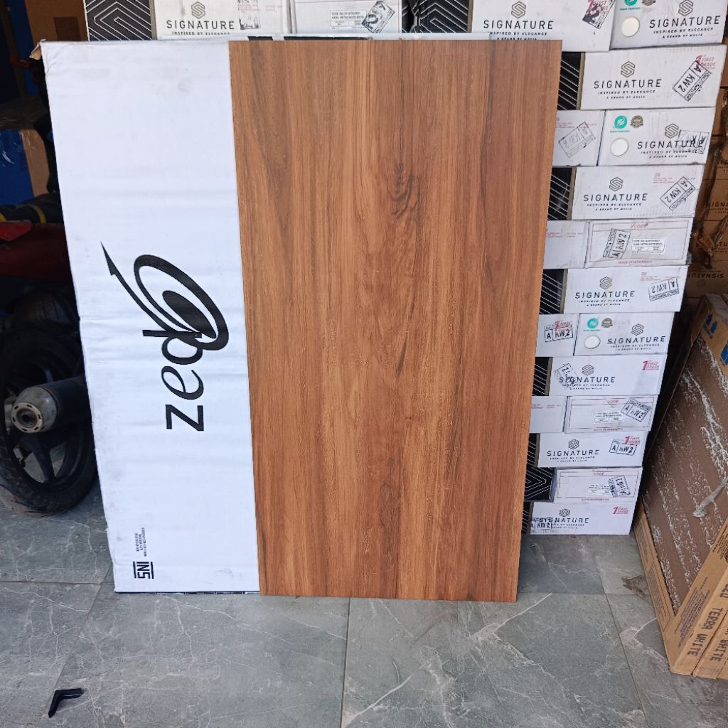 Granit Lantai 60x120 motif kayu Amazon Taekwood