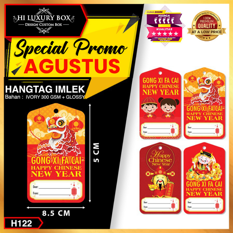 

hangtag Imlek|hangtag chinese new year|hangtag murah|5x8.5|H122