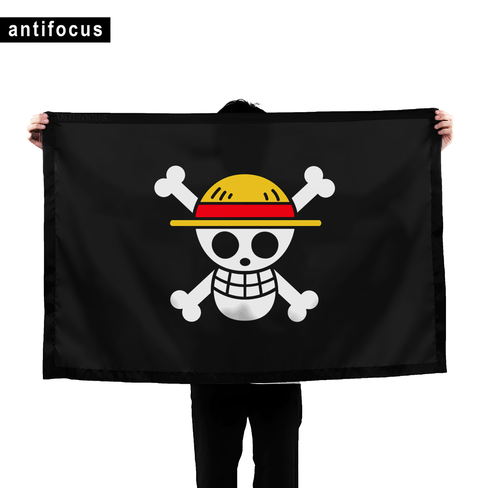 Bendera OnePiece Nakama Anime | Dekorasi Flag Tapestry Banner Spanduk Textile Backdrop Premium