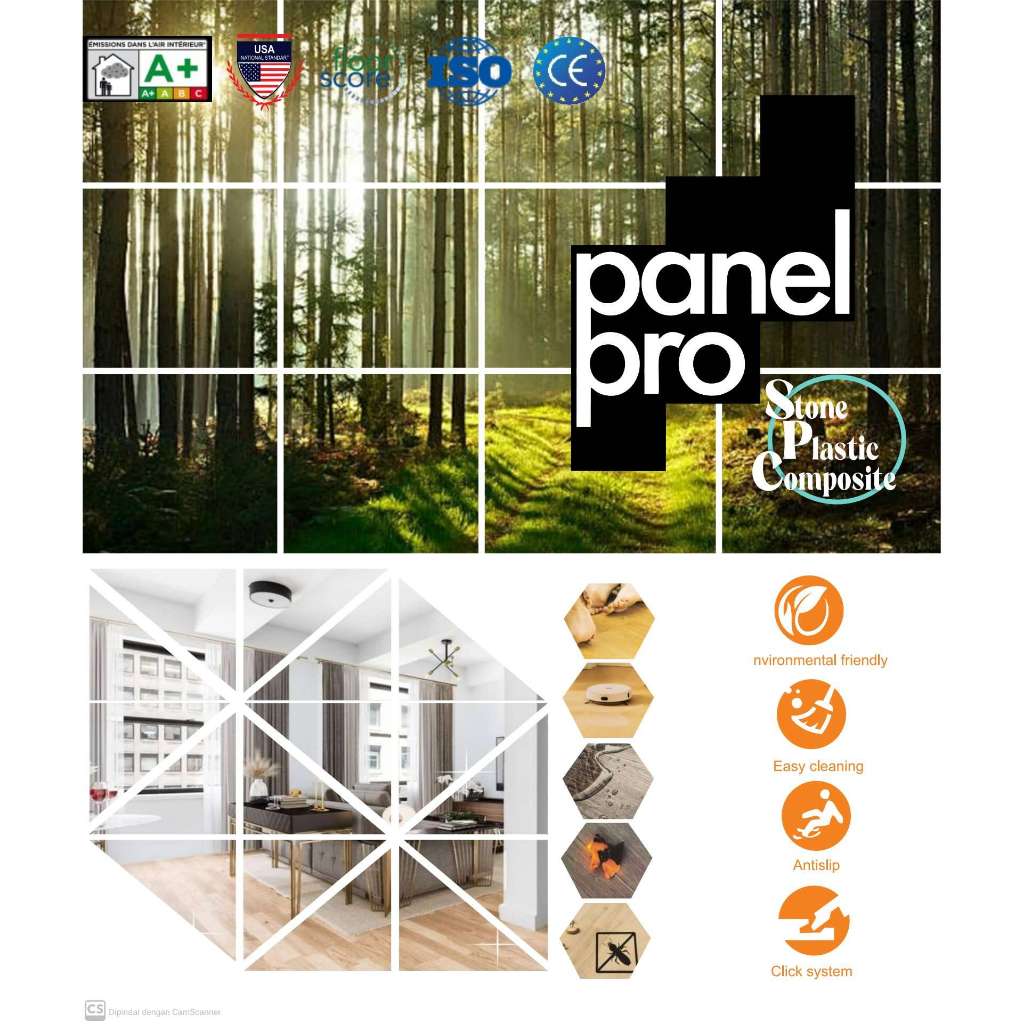 Lantai Indoor SPC PanelPro 7mm