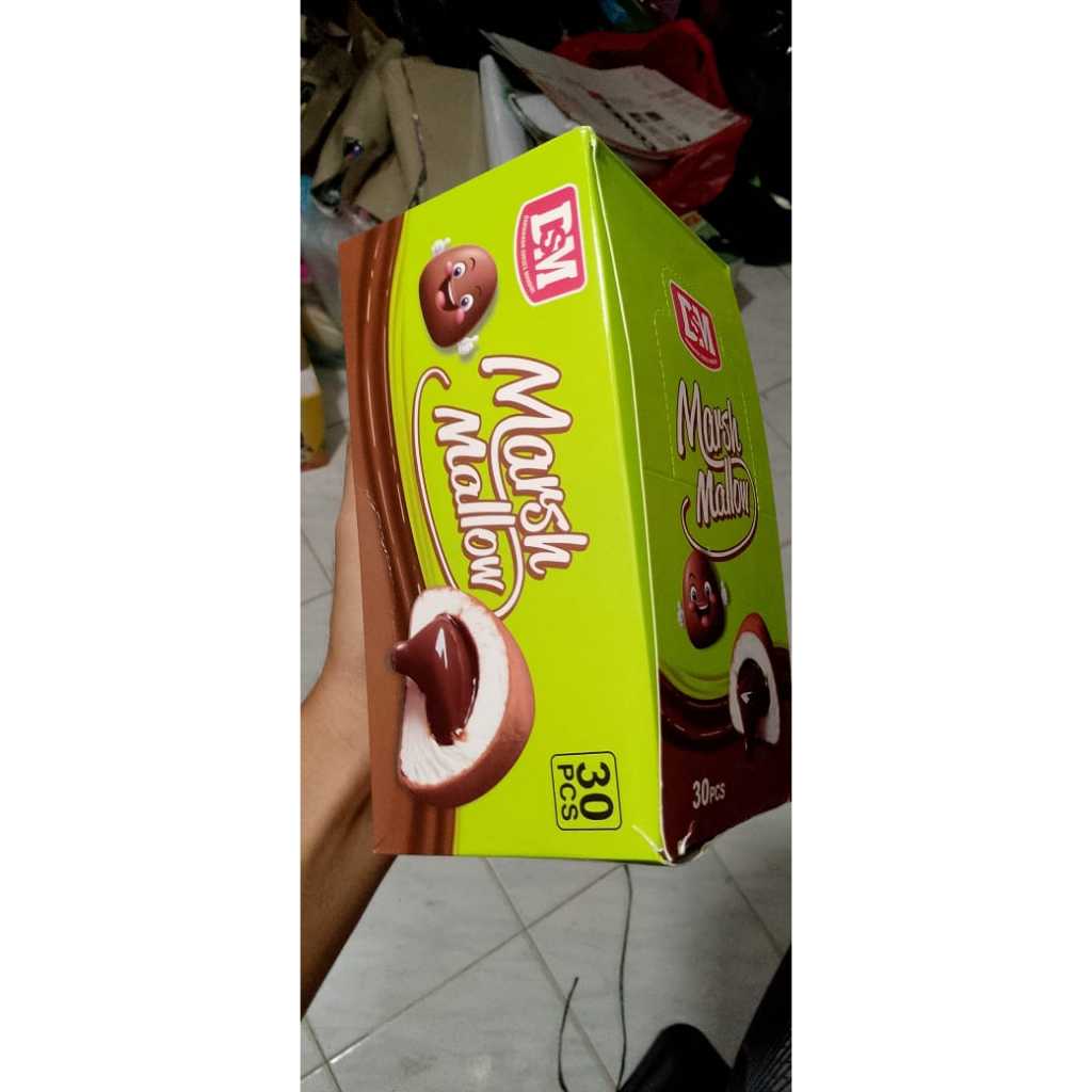 

permen anak warung marsh mellow coklat isi 30pcs
