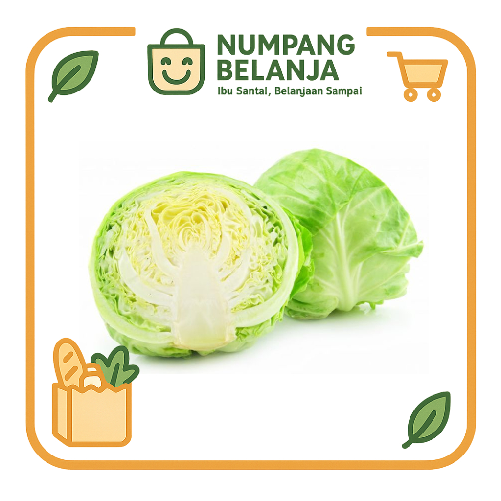 

kubis kol sayur freh 1/2 buah [500g]