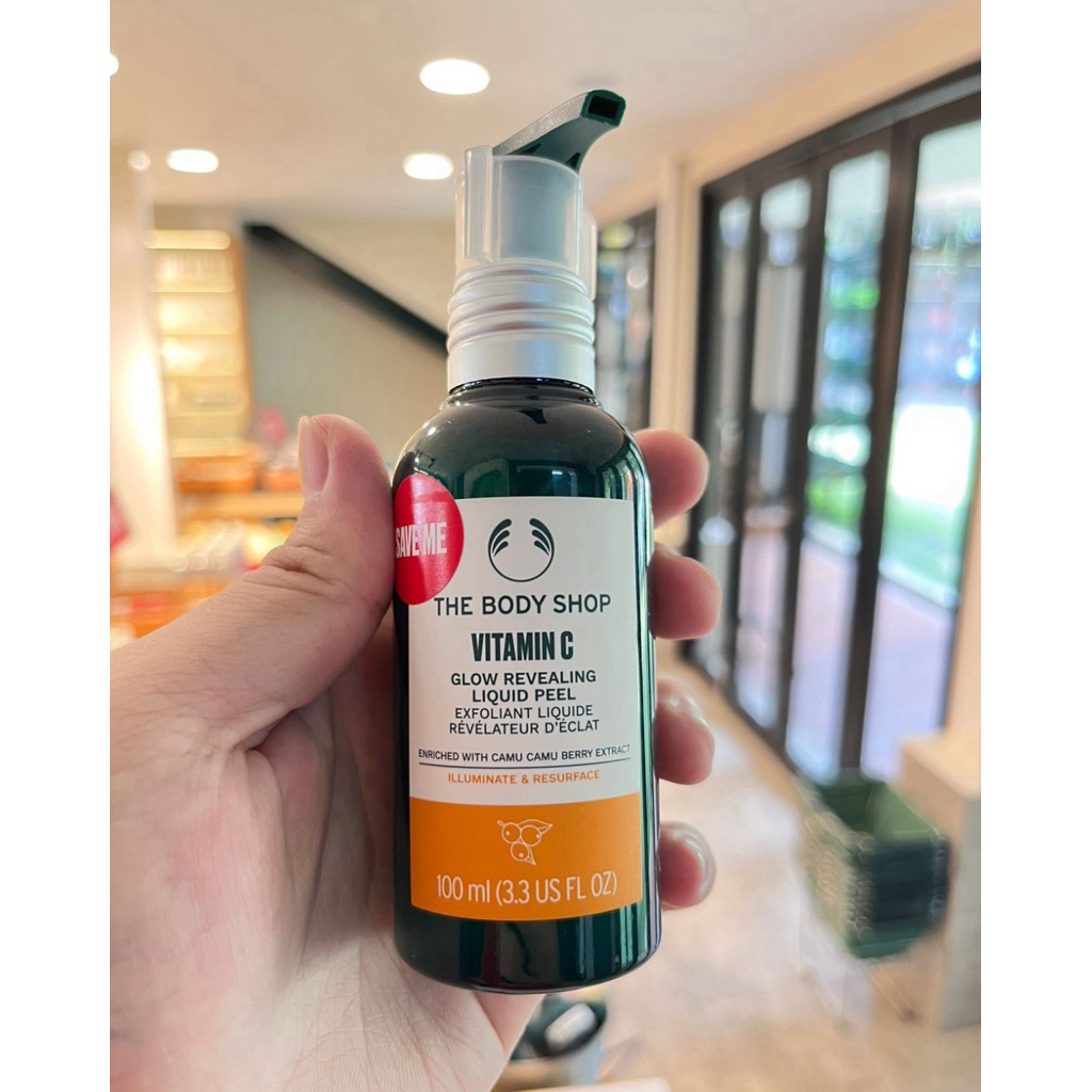 THE BODY SHOP VITAMIN C GLOW REVEALING LIQUID PEEL 100ml SALE
