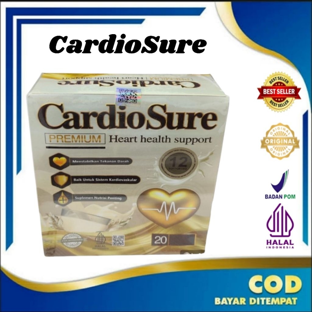

PAKET 2 BOX CARDIOSURE PREMIUM MILK SUSU ASLI MEMBANTU ATASI HIPERTENSI KOLESTEROL DAN JANTUNG