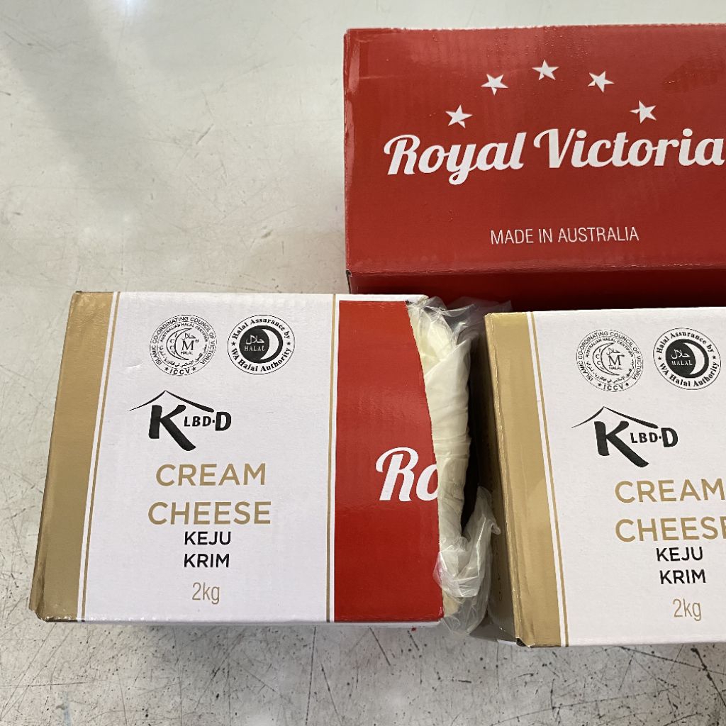 

Cream cheese royal victoria potongan 1 kg | cream cheese tatura | cream cheese