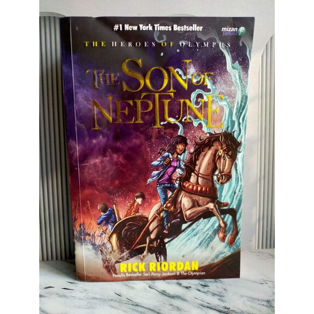 Novel Seri The Heros of Olympus The Son of Neptune oleh Rick Riordan Second ORI