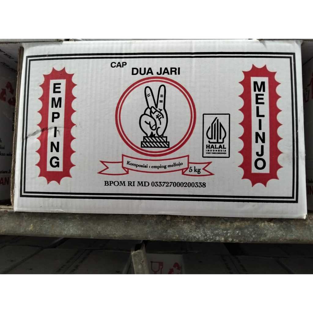 

emping belinjo 2 jari 5 kg/dus