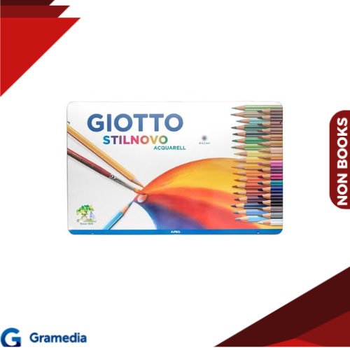 

Gramedia Medan - LYRA Giotto Stilnovo Aquarelle Metal Box 36 Colours