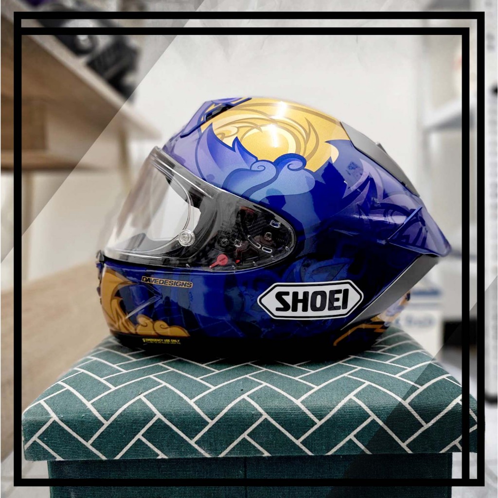 SHOEI X15 MARQUEZ THAILAND FULL FACE HELMET - Helm Motor Kendaraan Bermotor