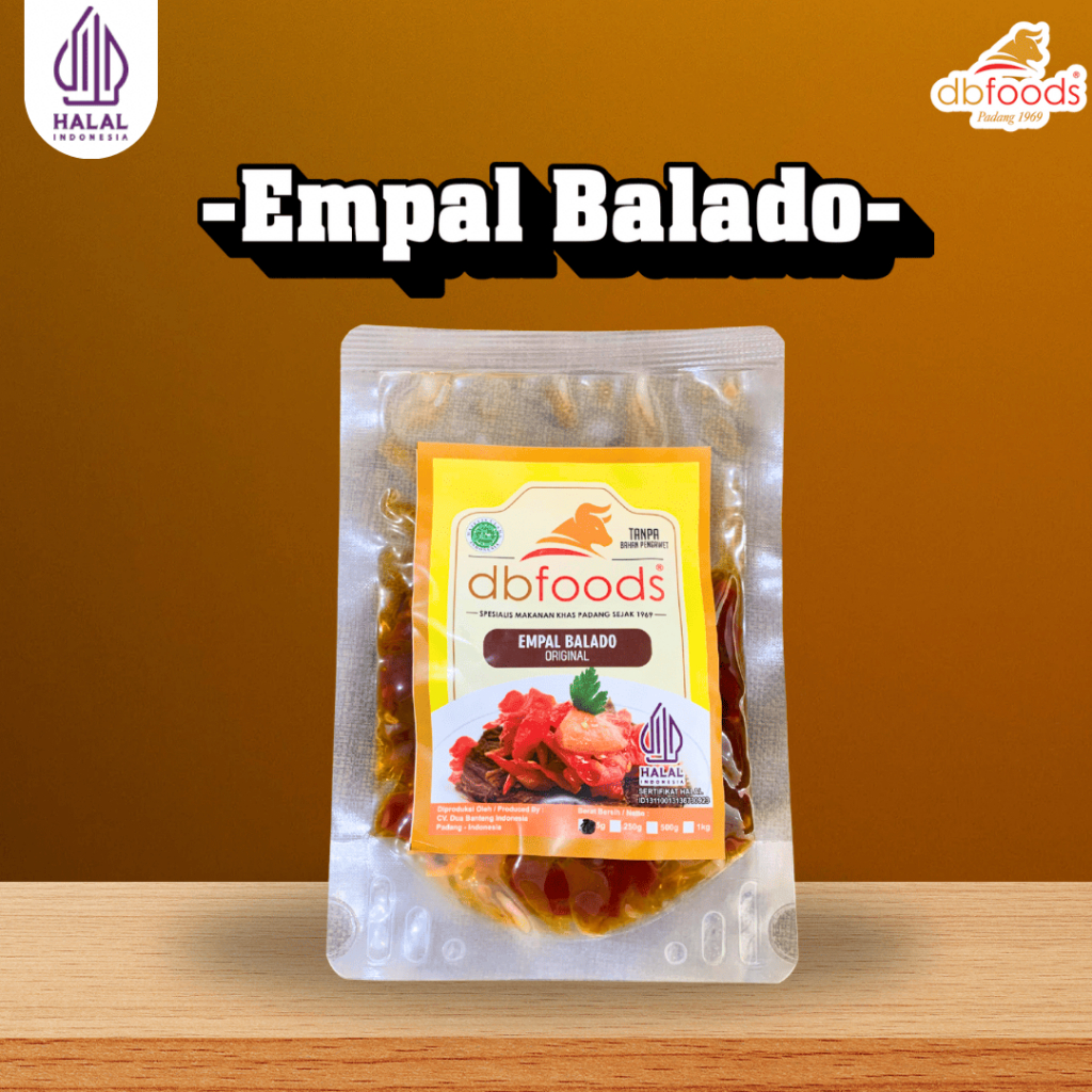

DBFOODS Empal Balado Siap Makan Praktis