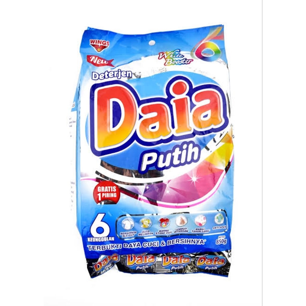 Daia putih deterjen bubuk 800 gr